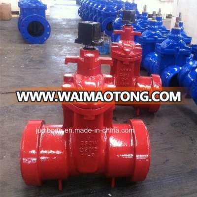 Awwa C509/C515 Resilient Seated Gate Valves Non Rising Stem Push on Ends 200/250psi