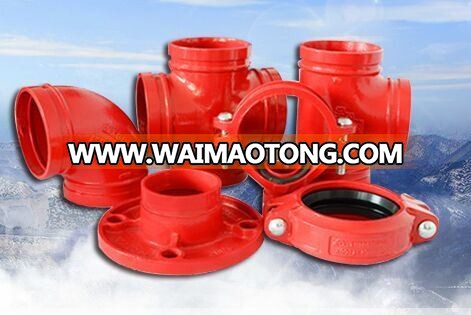 FM/UL Listed Ductile Iron 300psi Flexible Coupling