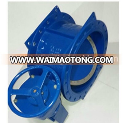 Double Flanged Eccentric Rubber Seated Butterfly Valve